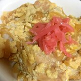 きつねと鶏の親子丼